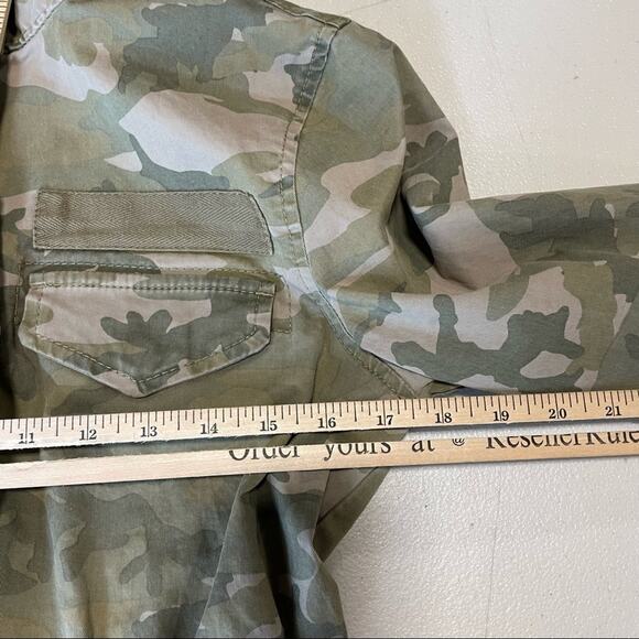 TREASURE & BOND CAMO UTILITY JACKET WOMEN SMALL STREETSTYLE Y2K GRUNGE - Picture 11 of 12